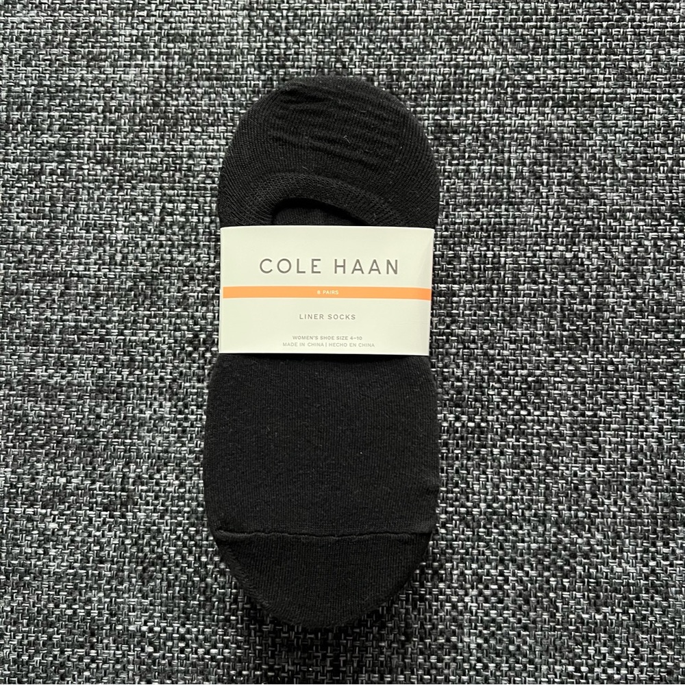 NWT Cole Haan Women's Liner Sock, 8-pair